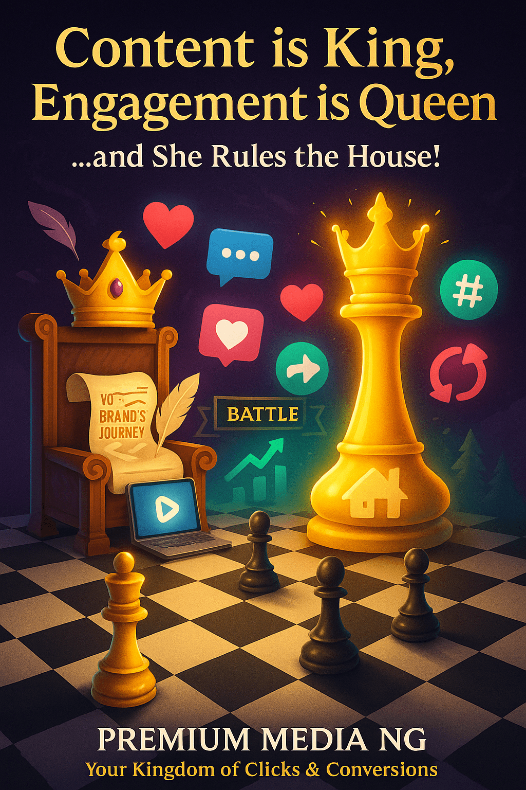 Content is King, but Engagement is Queen—and She Rules the&nbsp;House!