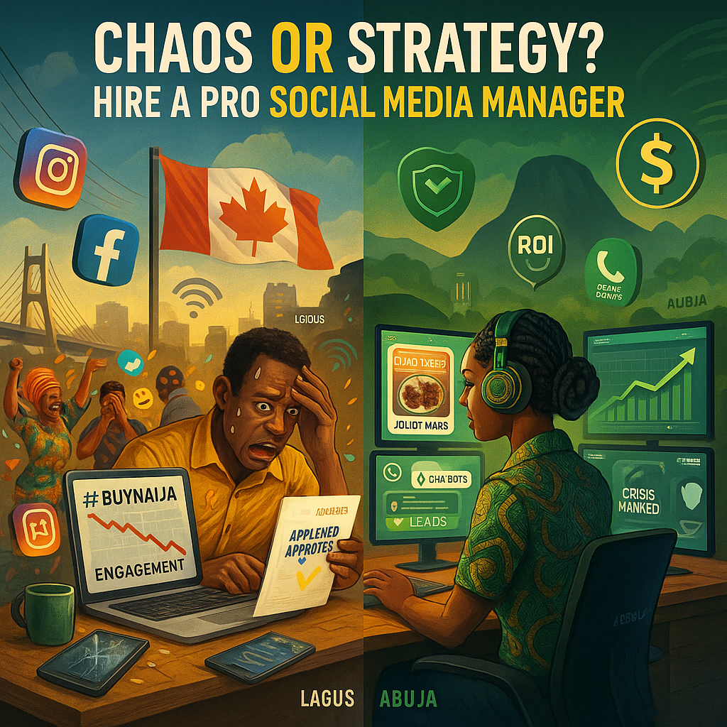 Why Nigerian Business Owners Can’t Afford to Skip Hiring a Seasoned Social Media Manager in 2025