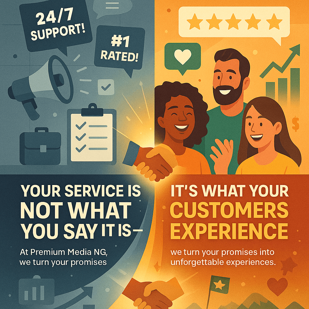 Your Service is Not What You Say It Is—It’s What Your Customers Experience