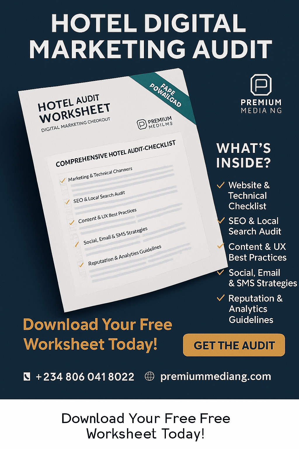 Comprehensive Hotel Digital Marketing Audit Checklist