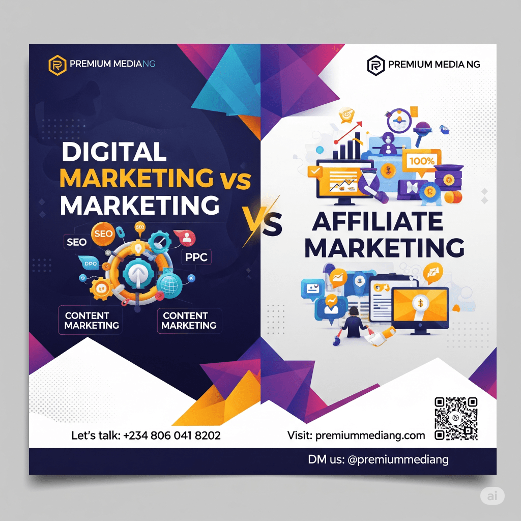 Digital Marketing vs Affiliate Marketing