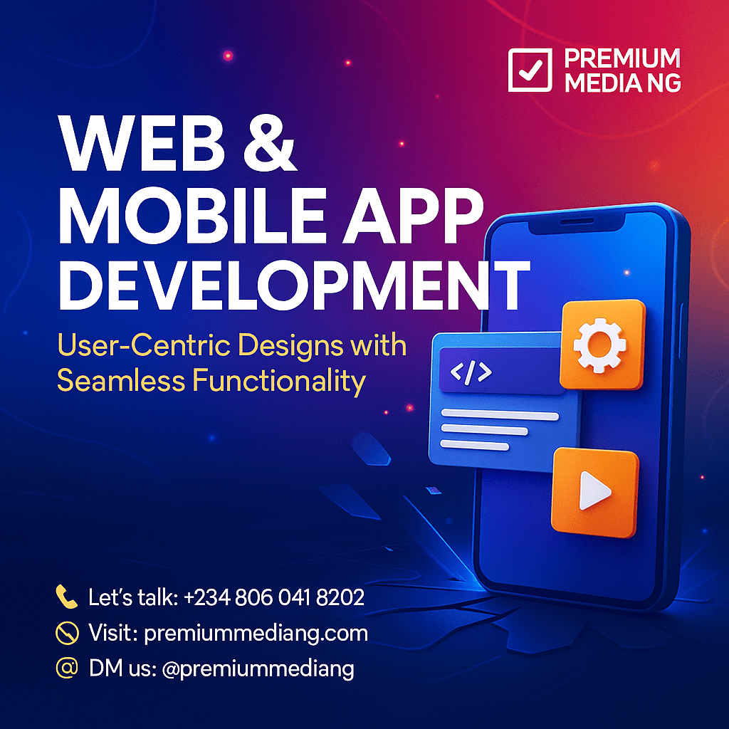 Web & Mobile App Development – User-Centric Designs with Seamless Functionality
