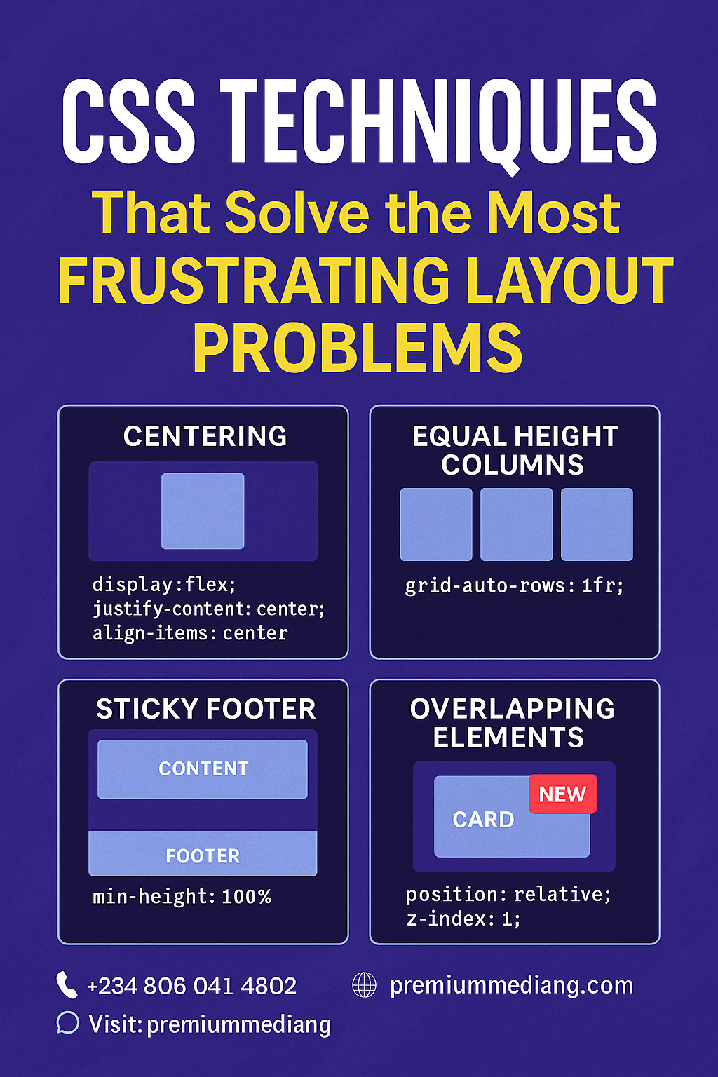 CSS Techniques That Solve the Most Frustrating Layout&nbsp;Problems