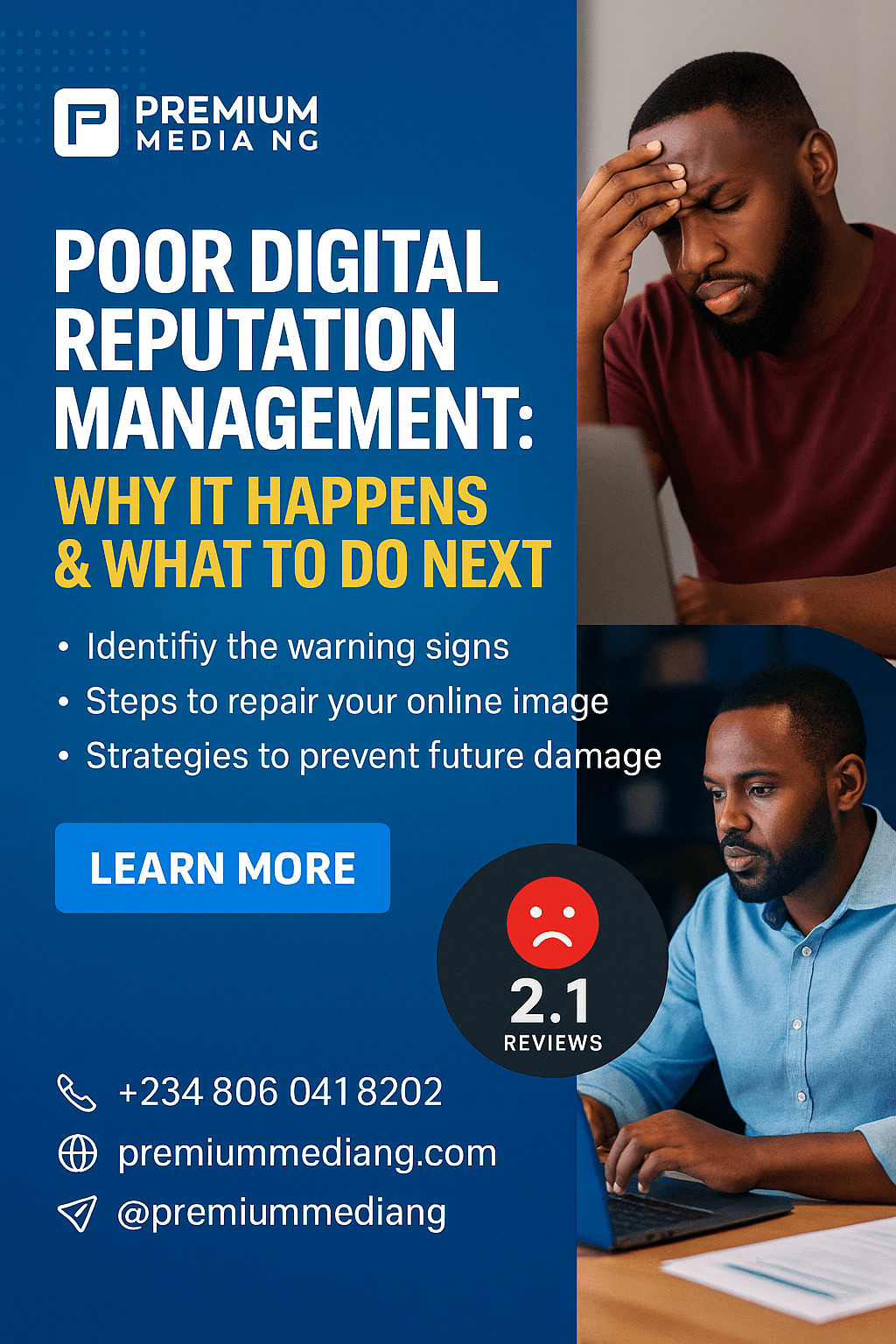 Poor Digital Reputation&nbsp;Management