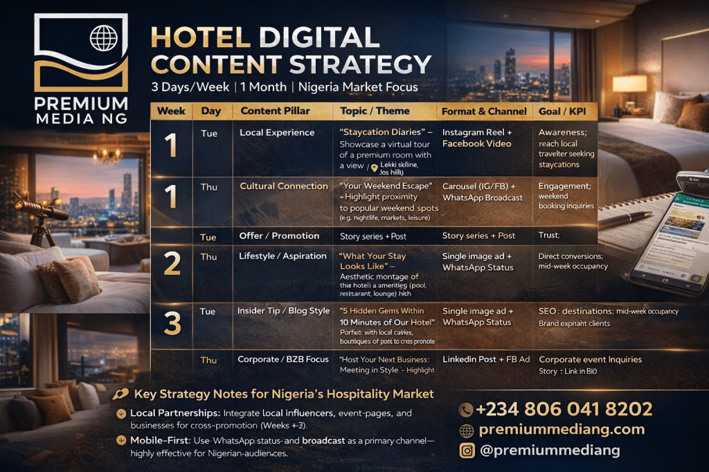 Hotel Digital Strategies for Nigeria's Market
